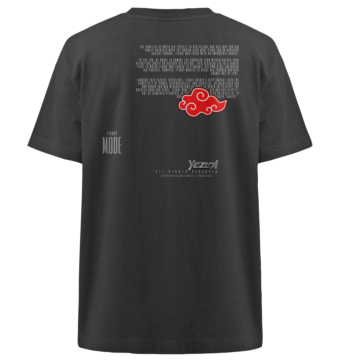 Uchiha Clan - Story Art - Heavy Oversized Organic Shirt