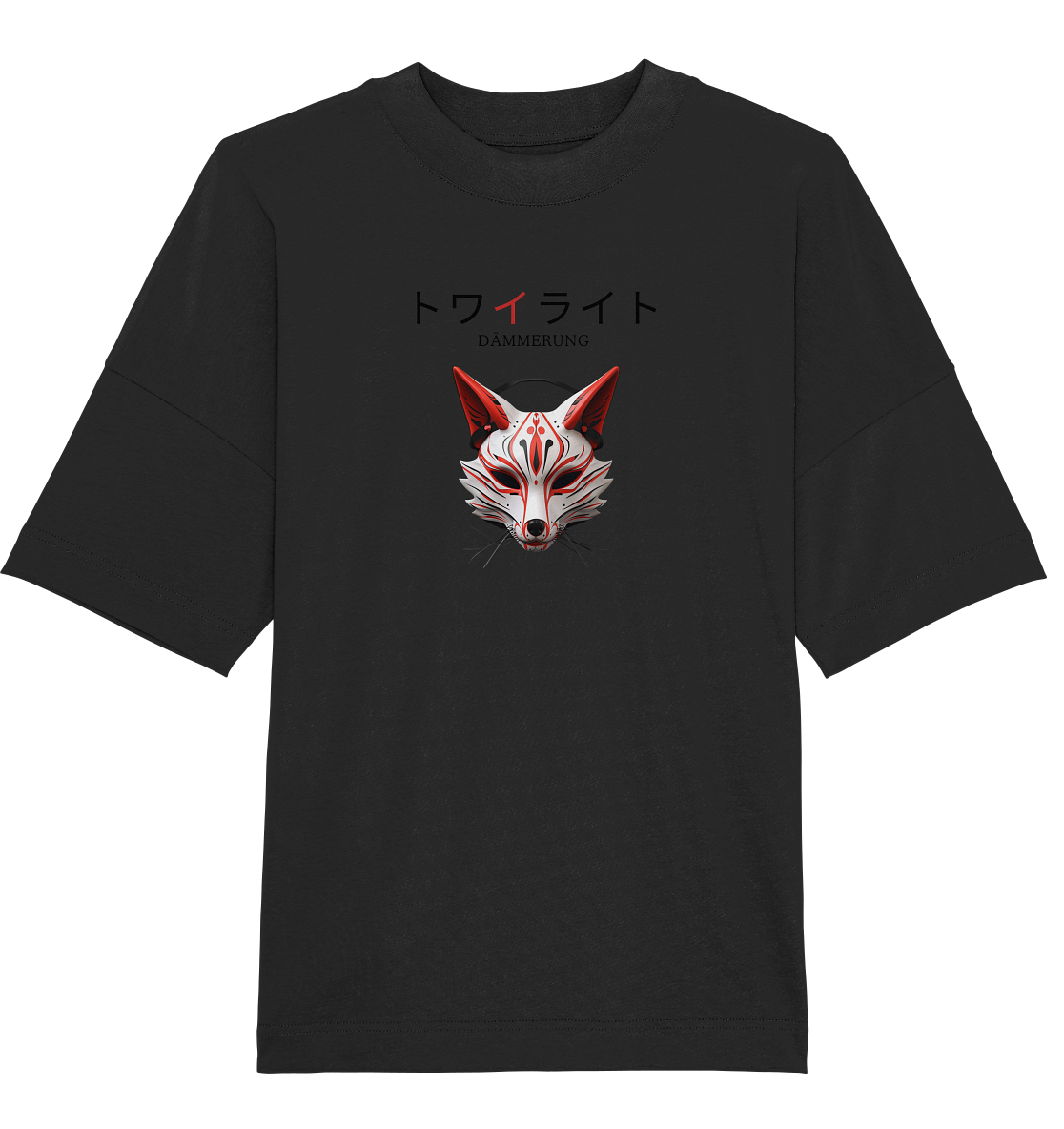 Sunset Fox Oversize - Organic Oversize Shirt
